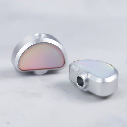 P05 Guyker White Tuner Buttons for Guitar for 3R3L Tuners