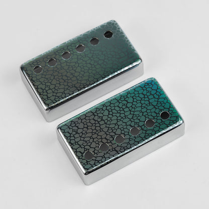 Guyker PC016 Nickel Silver Humbucker Iridescent Stone Pattern Guitar Pickup Covers Set5