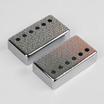 Guyker PC016 Nickel Silver Humbucker Iridescent Stone Pattern Guitar Pickup Covers Set10