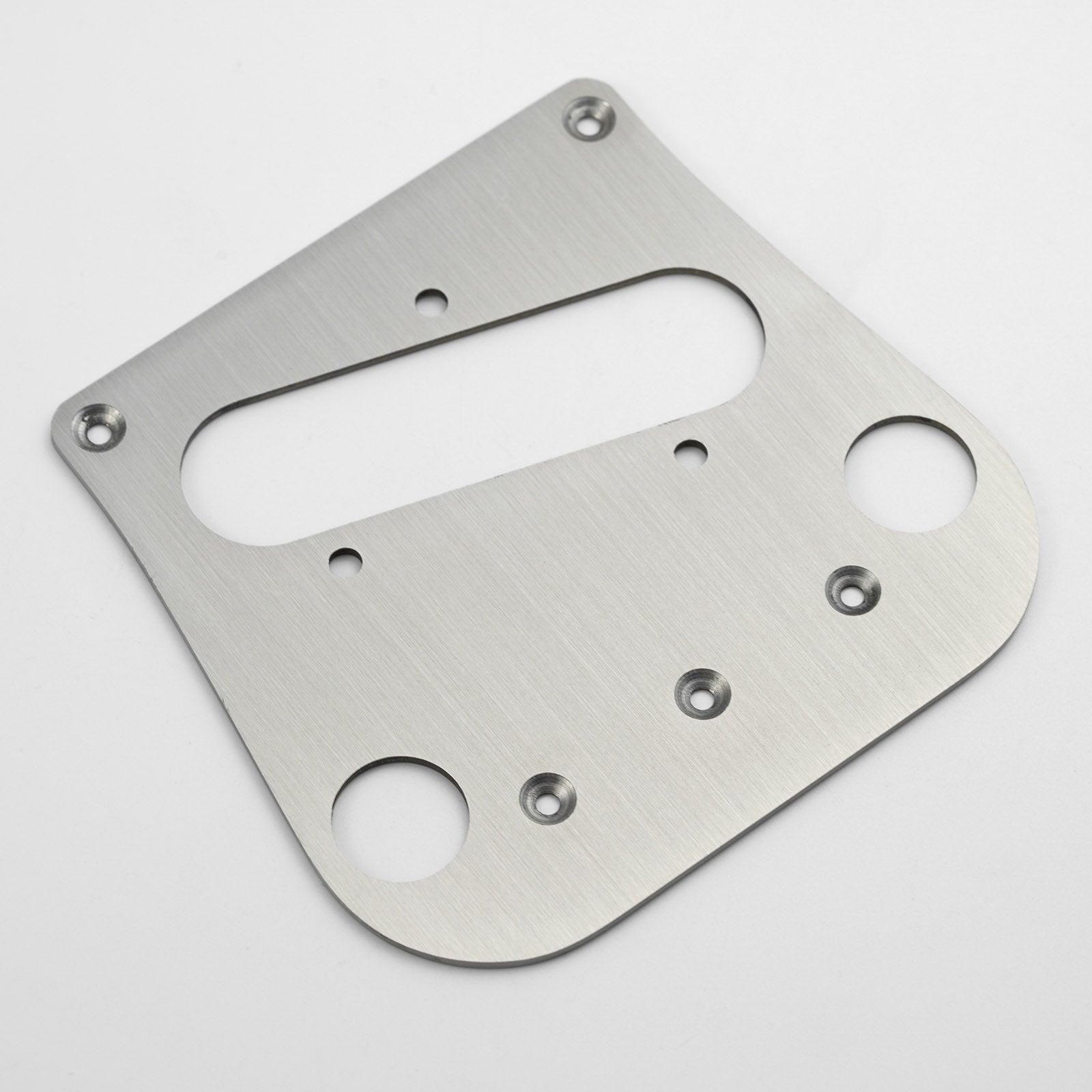 Guyker PG007 Brushed Stainless Steel Tele Style Guitar Bridge Base Plate