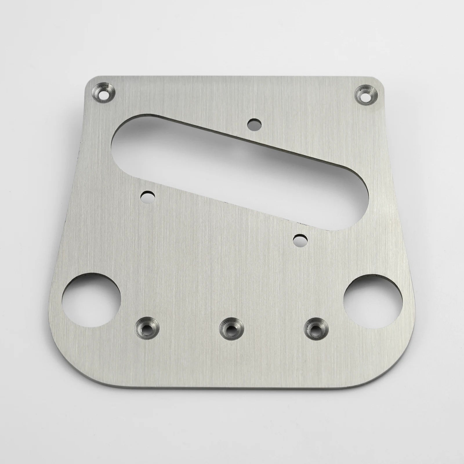 Guyker PG007 Brushed Stainless Steel Tele Style Guitar Bridge Base Plate