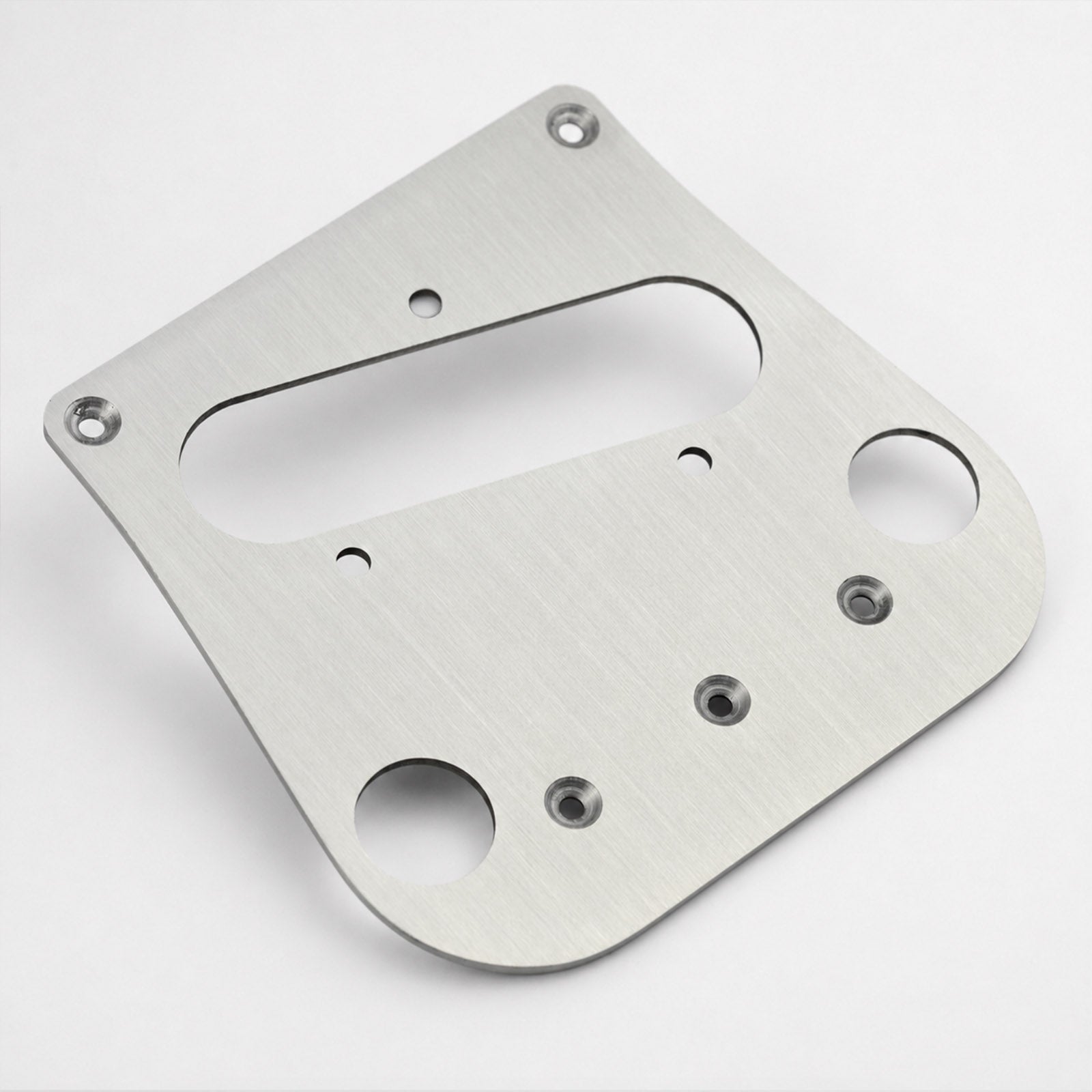 Guyker PG007 Brushed Stainless Steel Tele Style Guitar Bridge Base Plate