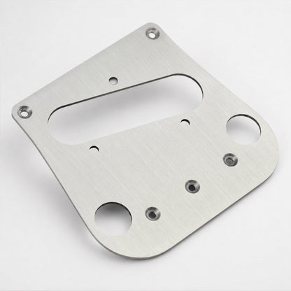 Guyker PG007 Brushed Stainless Steel Tele Style Guitar Bridge Base Plate
