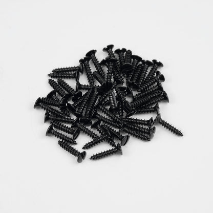 Guyker Stainless Steel Pickguard Screws M2.8×12.9mm for Electric Guitar