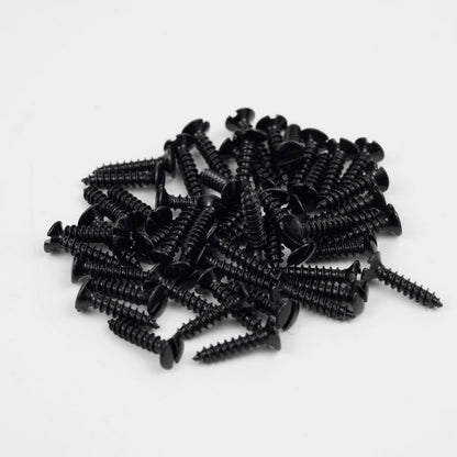 Guyker Stainless Steel Pickguard Screws M2.8×12.9mm for Electric Guitar