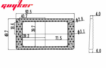 Pickup Mounting Rings for Humbucker Electric Guitar Pickups | Guyker