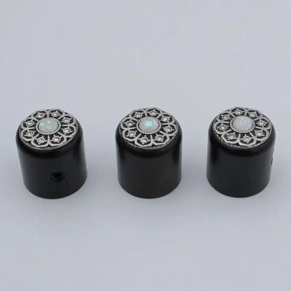 Potentiometer Knob with Decorative Top – 6MM Guitar Control Knobs | Guyker