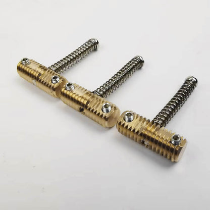 Ready to Ship (US) | 3 PCs 10.8mm Brass Compensated Thread Brass Saddles Set with Wrench Replacement Part for TL Electric Guitar