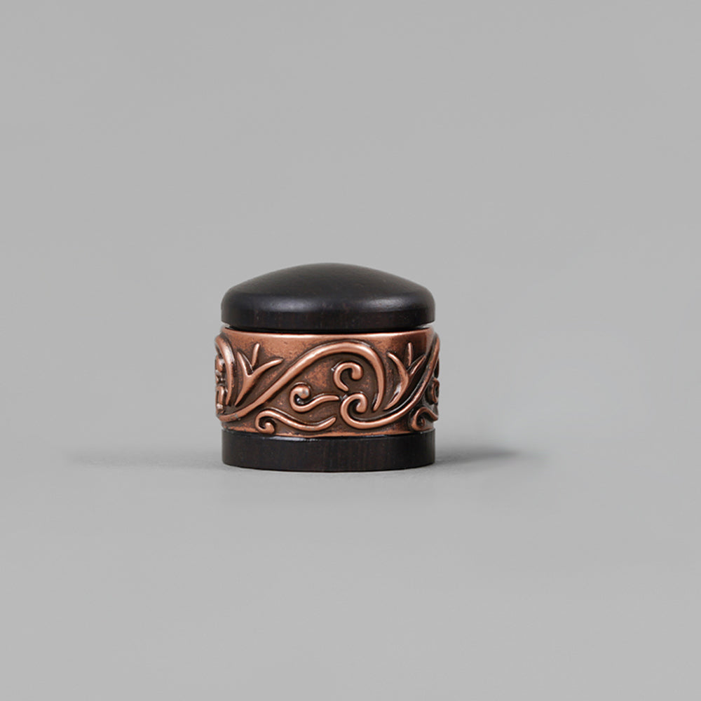 Red Sandalwood & Ebony Potentiometer Control Knob Dia. 6mm for Guitar & Bass | Guyker