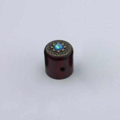 Retro Pattern Surface Potentiometer Control Knob Dia. 6mm for Guitar & Bass | Guyker