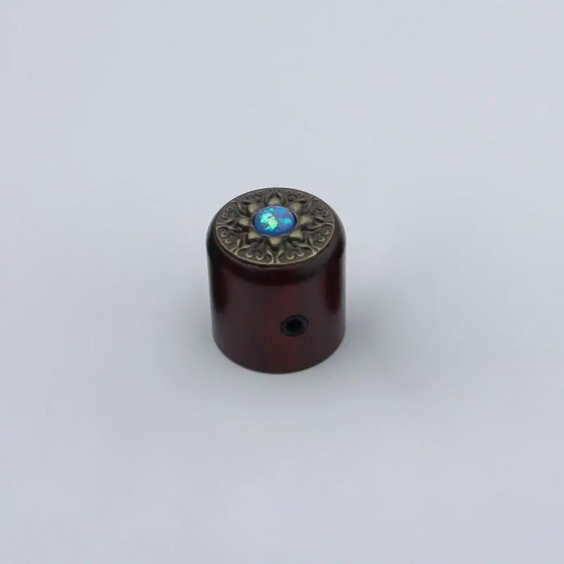 Retro Pattern Surface Potentiometer Control Knob Dia. 6mm for Guitar & Bass | Guyker