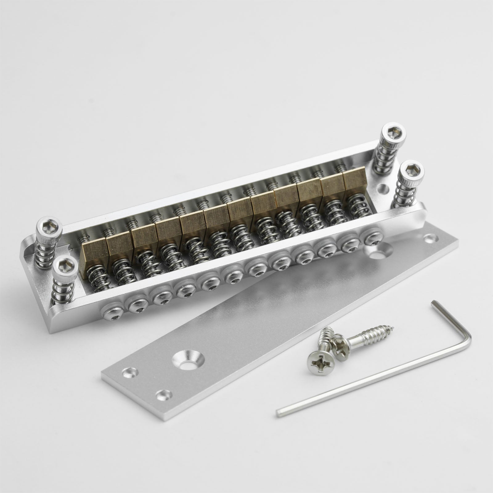 Roller Saddle Hardtail Bridge 12-String Guitars – Rickenbacker Style, Dual-String Spacing Guyker