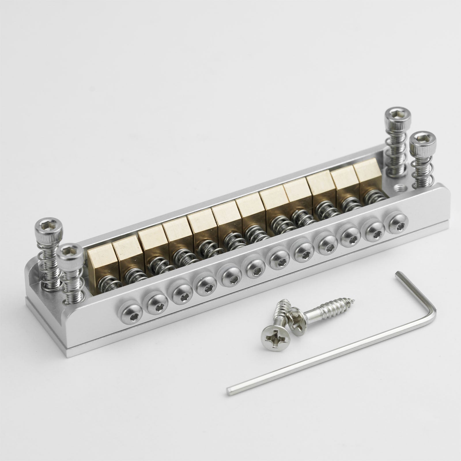 Roller Saddle Hardtail Bridge 12-String Guitars – Rickenbacker Style, Dual-String Spacing Guyker