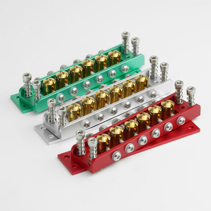 Roller Saddle Hardtail Bridge for 6 & 12-String Guitars – Rickenbacker Style, Dual-String Spacing Guyker