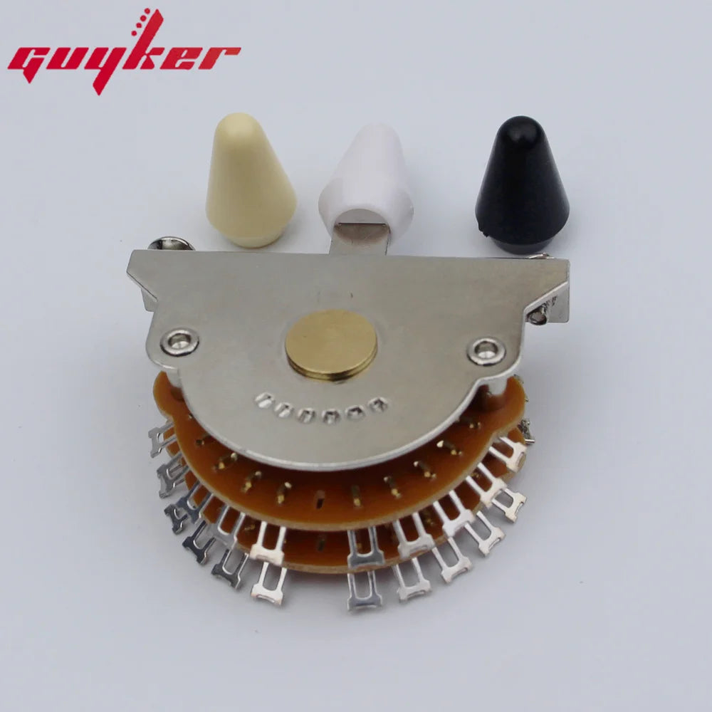 Interruptor de guitarra de 5 vías Super Lever de roble para doble polo ST