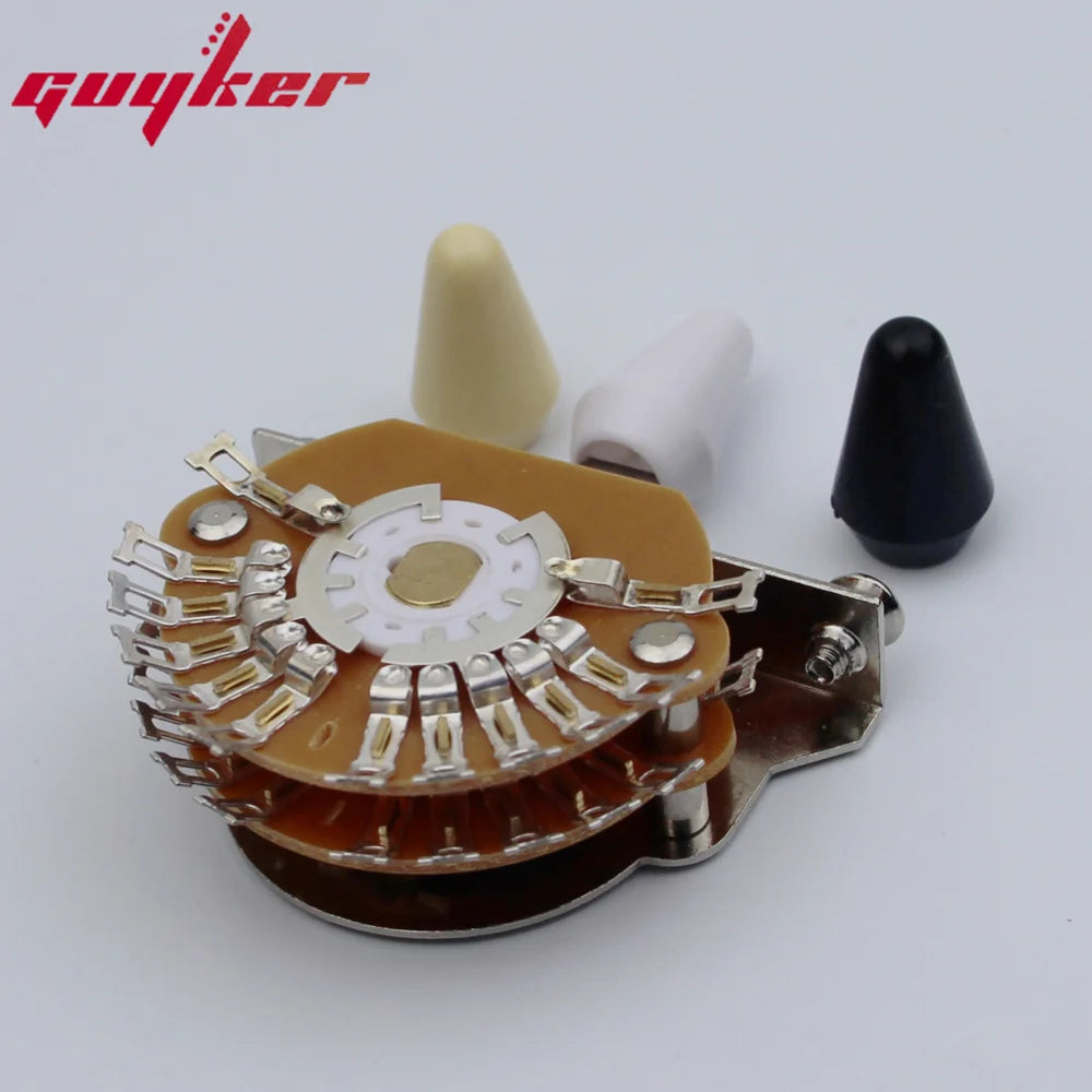 Interruptor de guitarra de 5 vías Super Lever de roble para doble polo ST