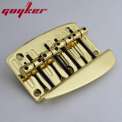 GB1020 4-Saiter Hard Tail Festes Messing Bassbrücke