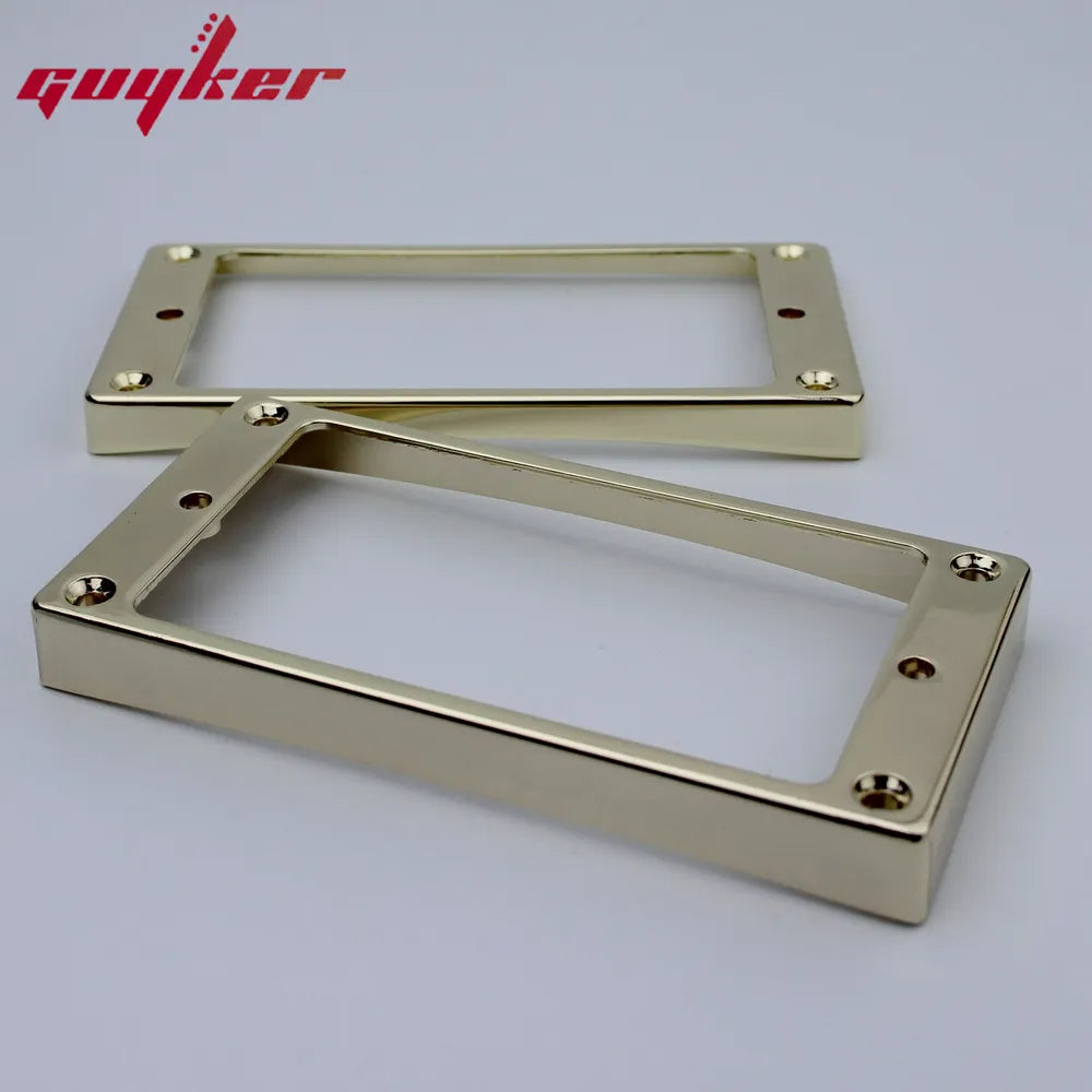 1 Set Chameleon Rainbow Humbucker Pickup Frames neck and bridge Pickup Mounting Ring Curved Tapered For LP Electric Guitar