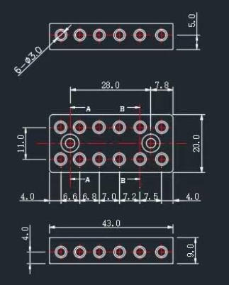 Guyker String Headless Guitar Bridge String Lock Nut