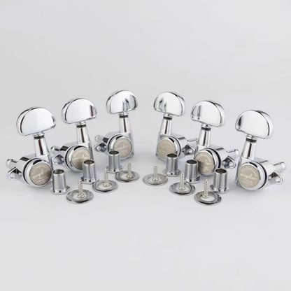Sealed Locking Tuners 1:21 Gear 3R+3L for Guitar Set Guyker 