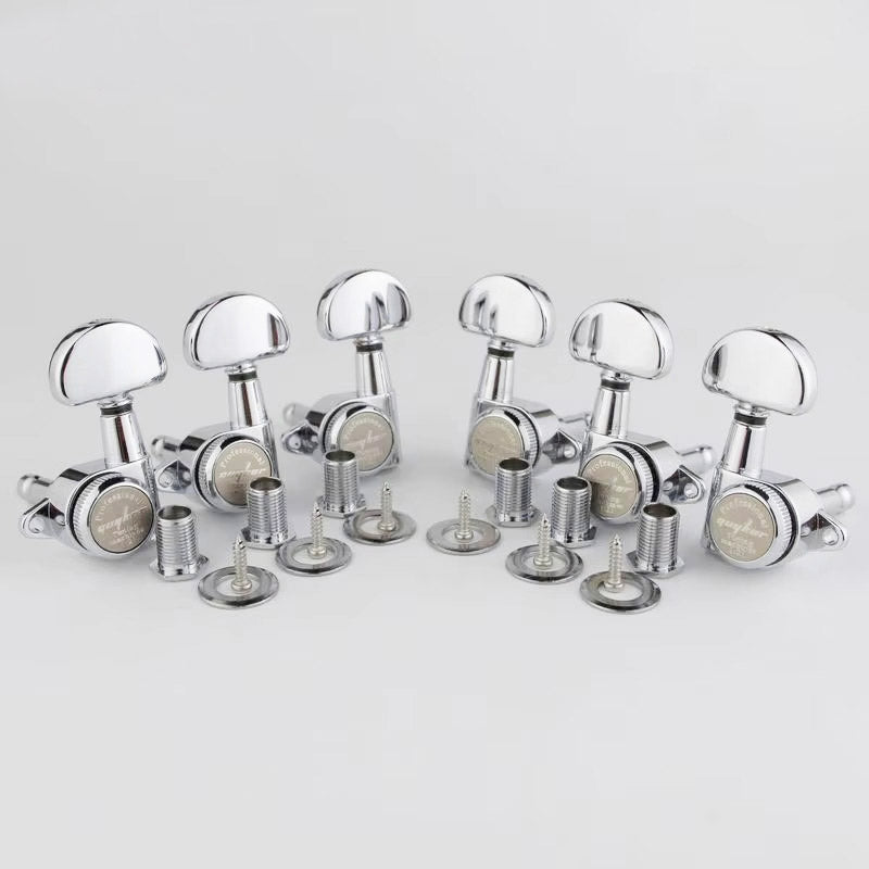 Sealed Locking Tuners 1:21 Gear 3R+3L for Guitar Set Guyker 