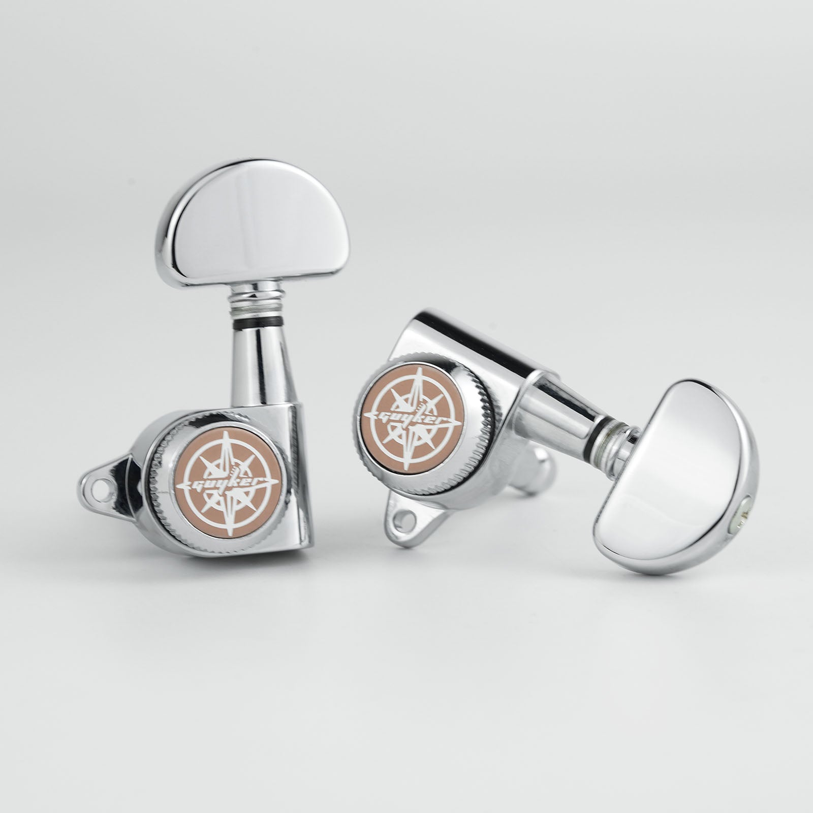 Sealed Locking Tuners 1:21 Gear 3R+3L for Guitar Set Guyker 