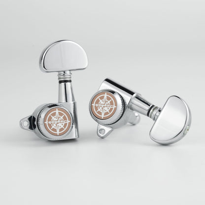 Sealed Locking Tuners 1:21 Gear 3R+3L for Guitar Set Guyker 