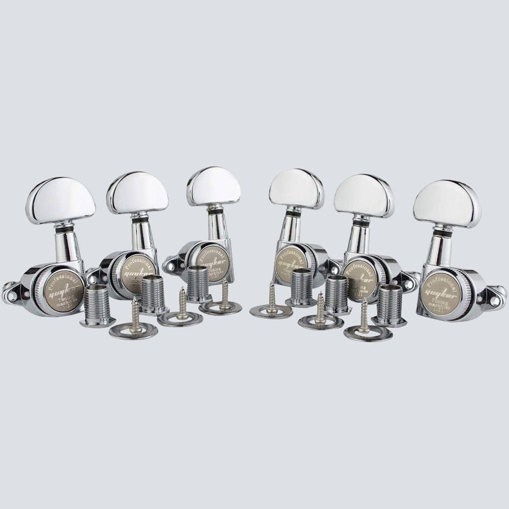 Sealed Locking Tuners 1:21 Gear 3R+3L for Guitar Set Guyker 