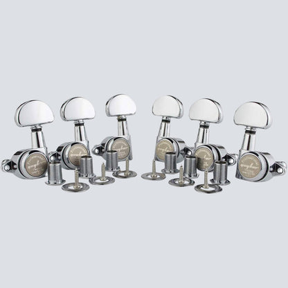 Sealed Locking Tuners 1:21 Gear 3R+3L for Guitar Set Guyker 