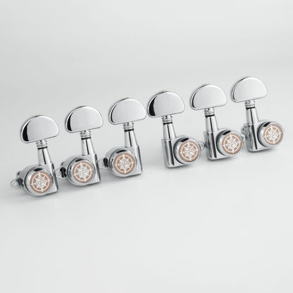 Sealed Locking Tuners 1:21 Gear 3R+3L for Guitar Set Guyker 