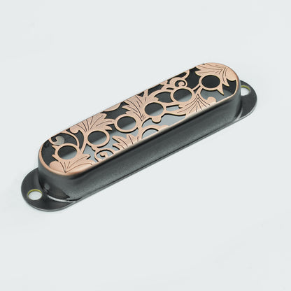 Single Coil Pickup Covers – Copper Hollow Design 52mm | Guyker