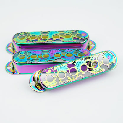 Single Coil Pickup Covers – Copper Hollow Design 52mm | Guyker