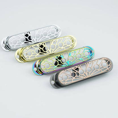 Single Coil Pickup Covers – Copper Hollow Out 52mm Spacing | Guyker