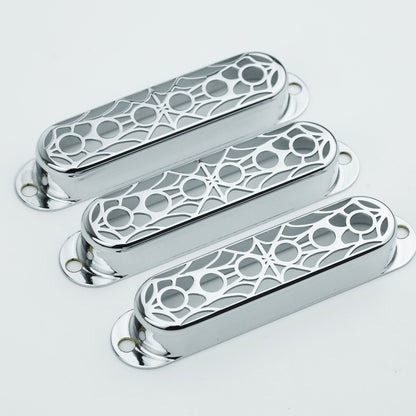 Single Coil Pickup Covers – Spider Web Copper 52mm | Guyker