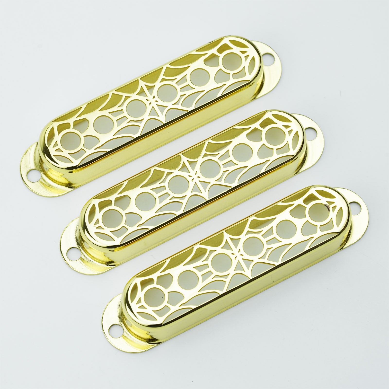 Single Coil Pickup Covers – Spider Web Copper 52mm | Guyker