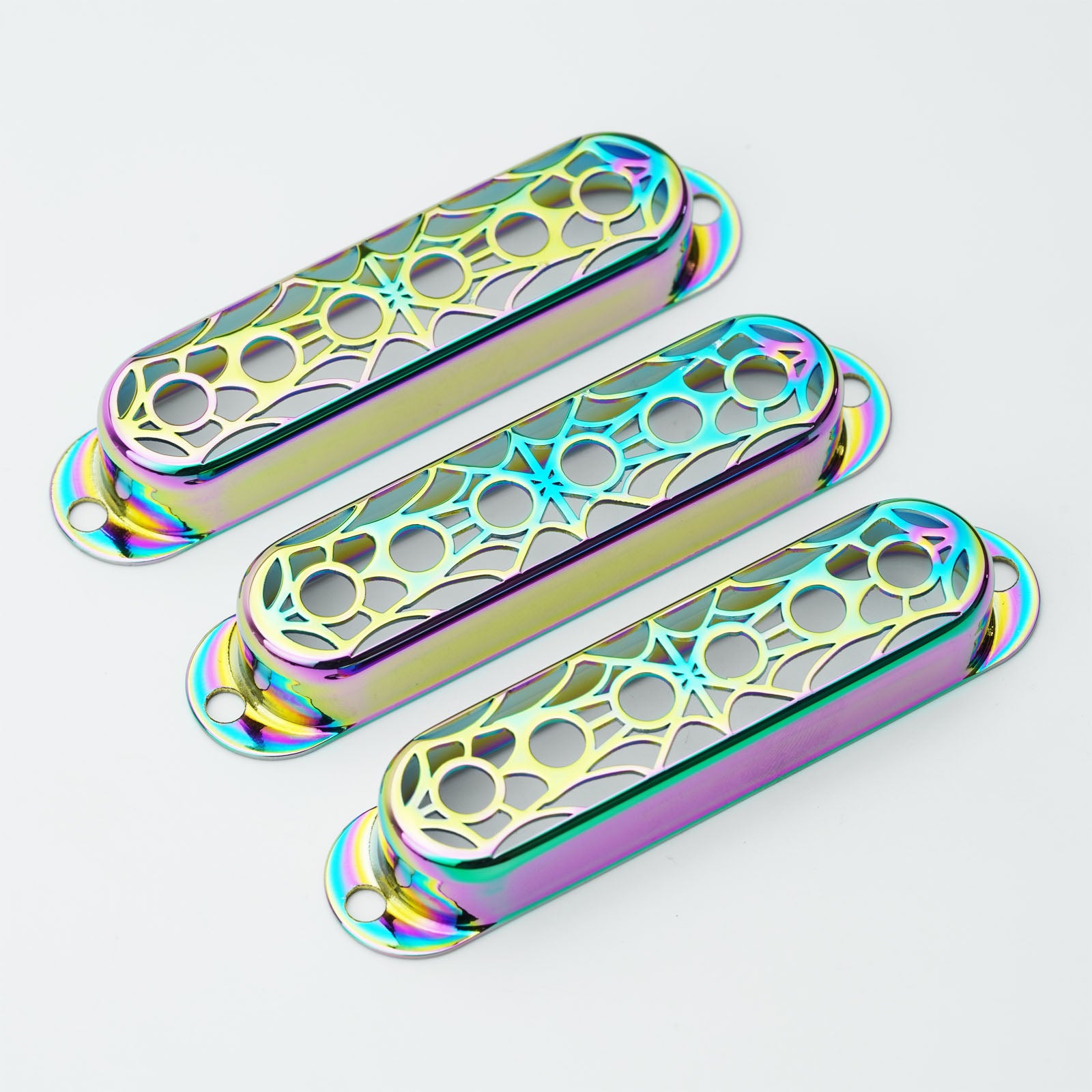 Single Coil Pickup Covers – Spider Web Copper 52mm | Guyker