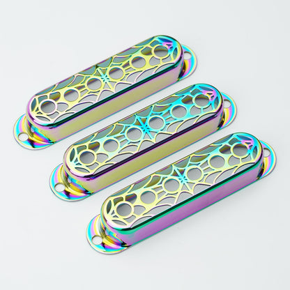Single Coil Pickup Covers – Spider Web Copper 52mm | Guyker
