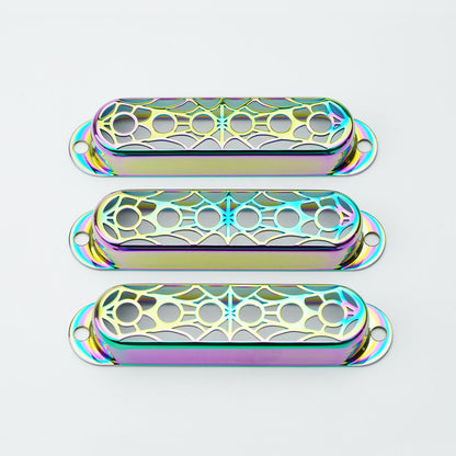 Single Coil Pickup Covers – Spider Web Copper 52mm | Guyker