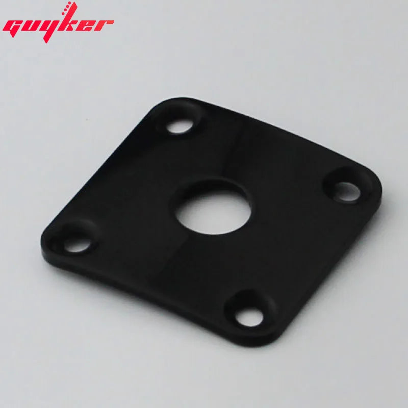 Square Curved Metal Jack Plate for Electric Guitar  | Guyker