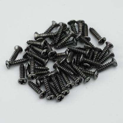 Stainless Steel Pickguard Screws 50pcs for Guitar & Bass | Guyker