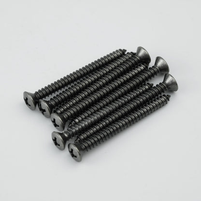 Stainless Steel Reinforced Plate Screws for Guitar & Bass | Guyker