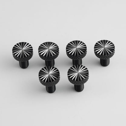 Starburst Pattern Saddle Fine Tuning Screws Set for Floyd Rose Tremolo Guyker