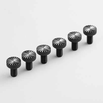 Starburst Pattern Saddle Fine Tuning Screws Set for Floyd Rose Tremolo Guyker