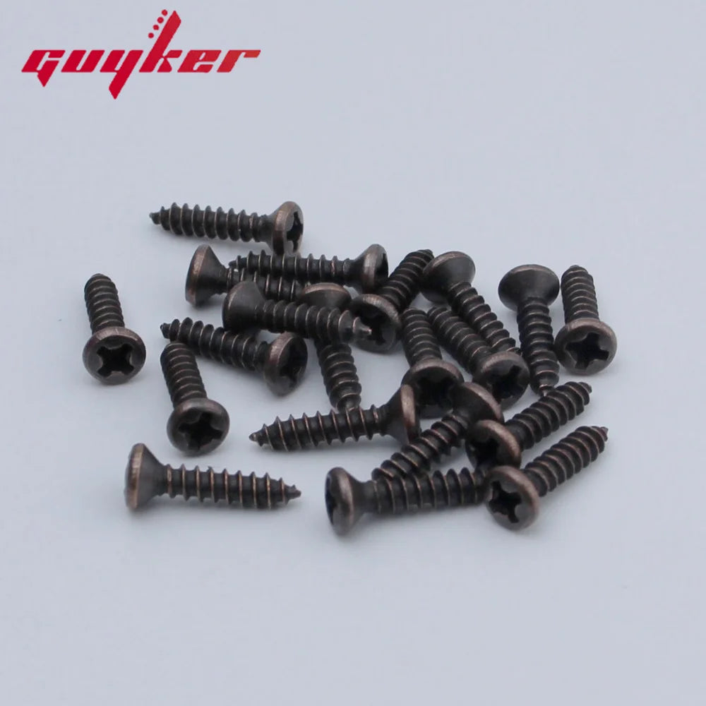 Steel Guard Screws for ST/TL Electric Guitar & Bass Panels | Guyker