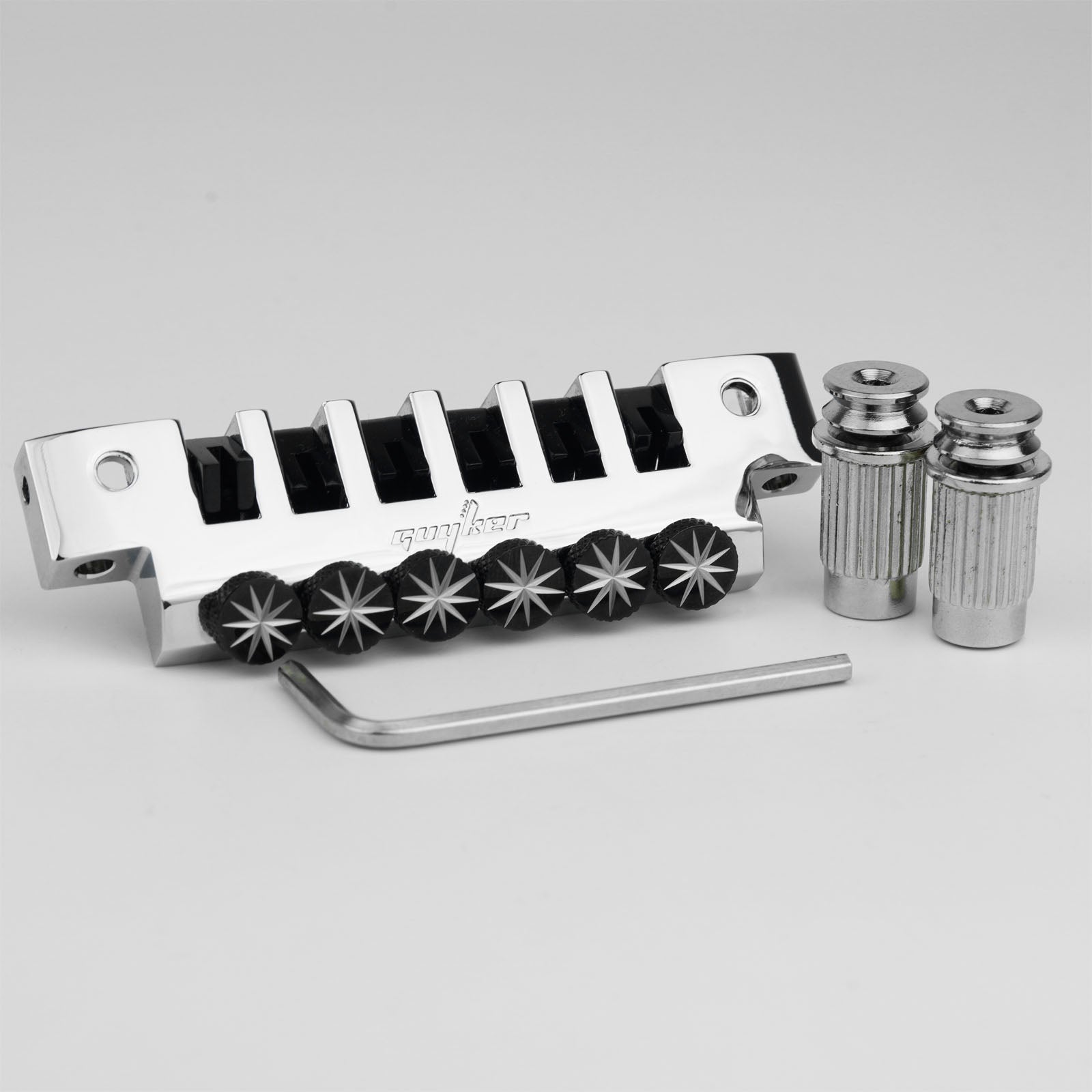 Stop Bar Tailpiece with Studs for LP SG ES Guitar Guyker
