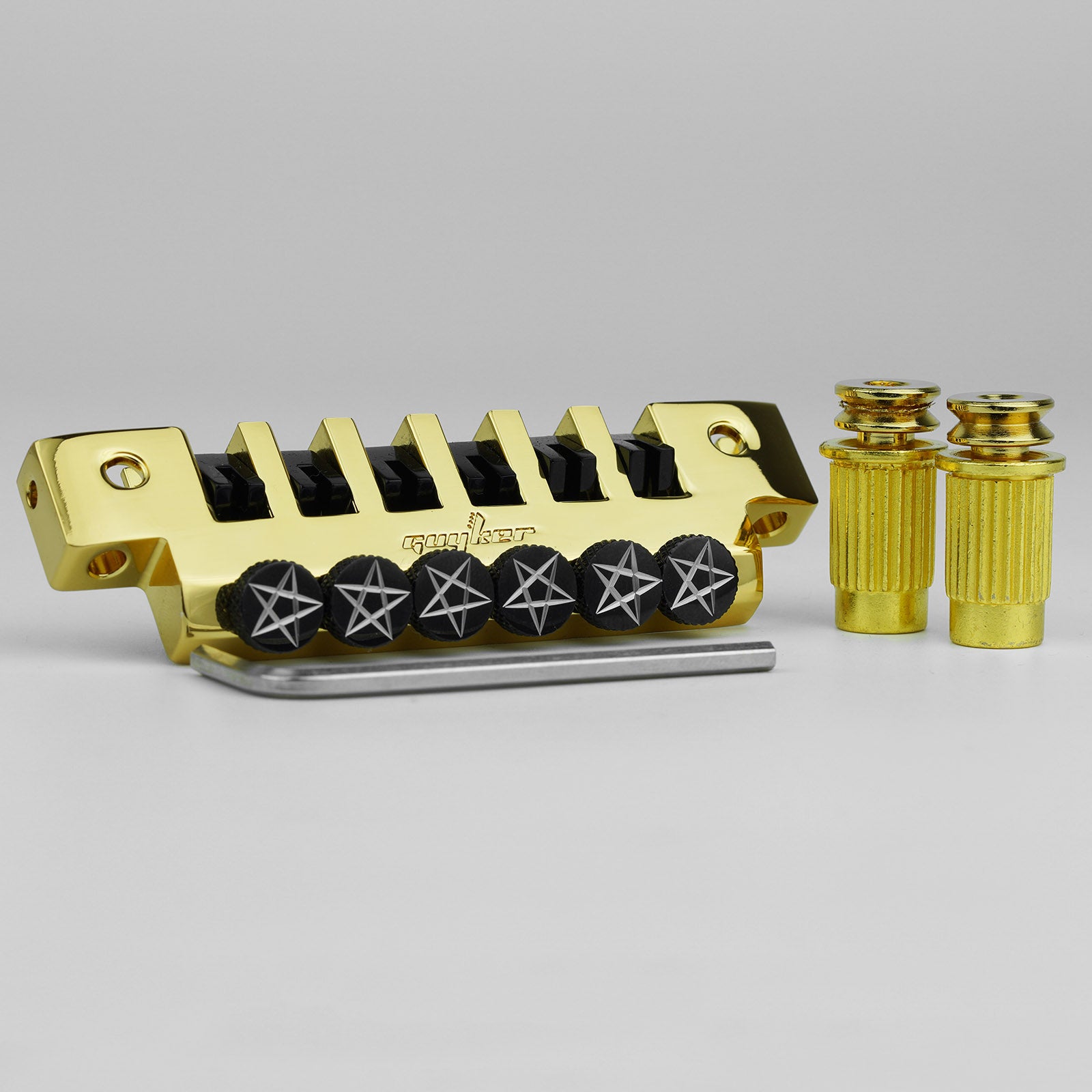 Stop Bar Tailpiece with Studs for LP SG ES Guitar Guyker