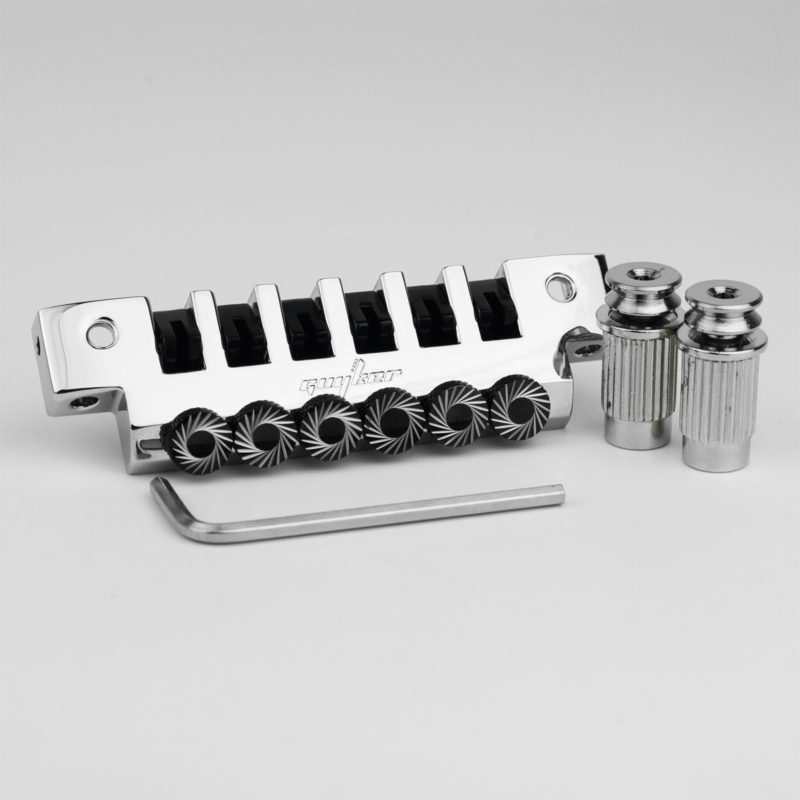 Stop Bar Tailpiece with Studs for LP SG ES Guitar Guyker