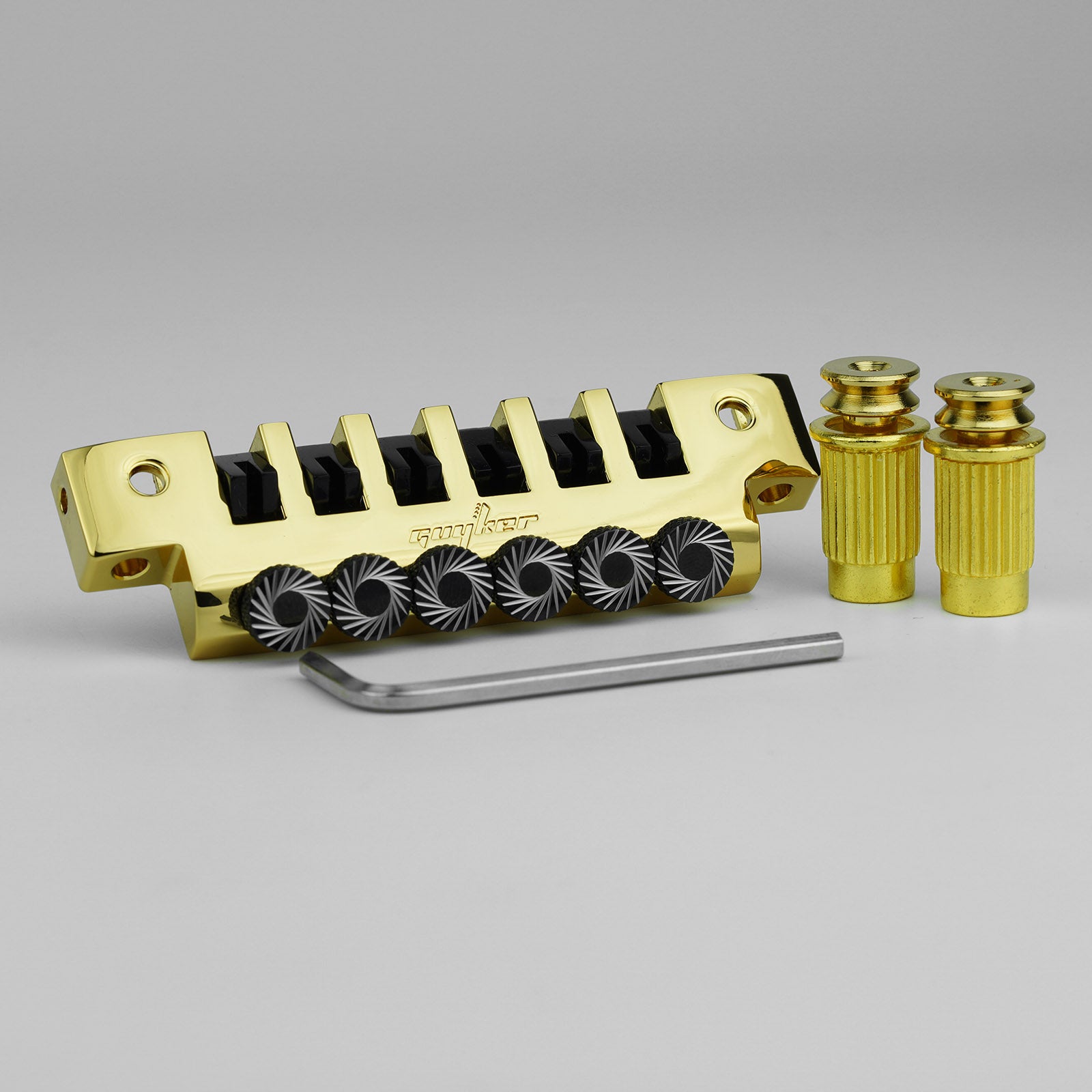 Stop Bar Tailpiece with Studs for LP SG ES Guitar Guyker