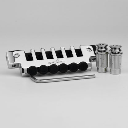 Stop Bar Tailpiece with Studs for LP SG ES Guitar Guyker