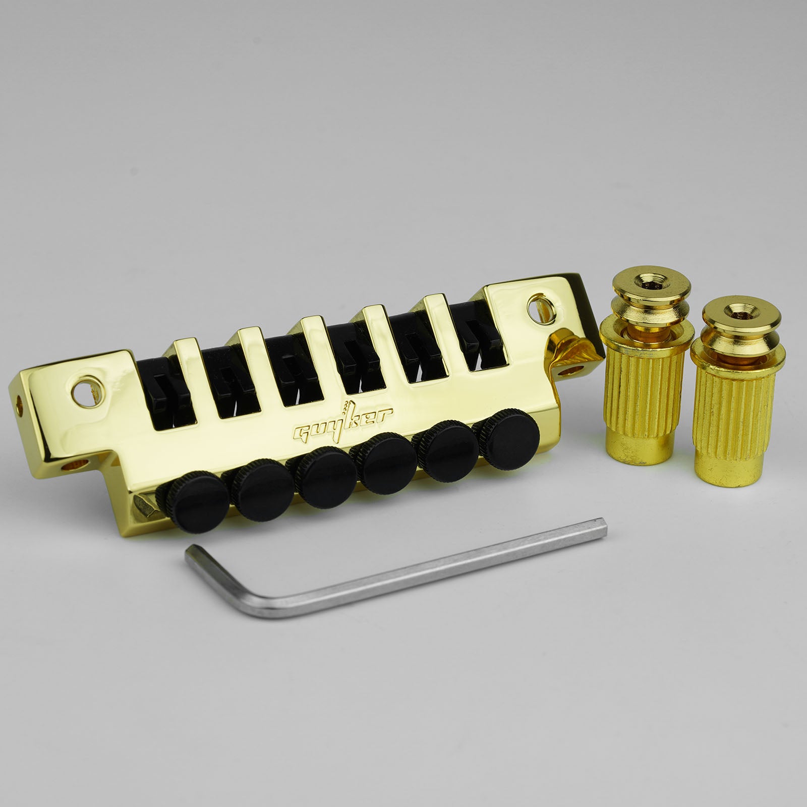 Stop Bar Tailpiece with Studs for LP SG ES Guitar Guyker